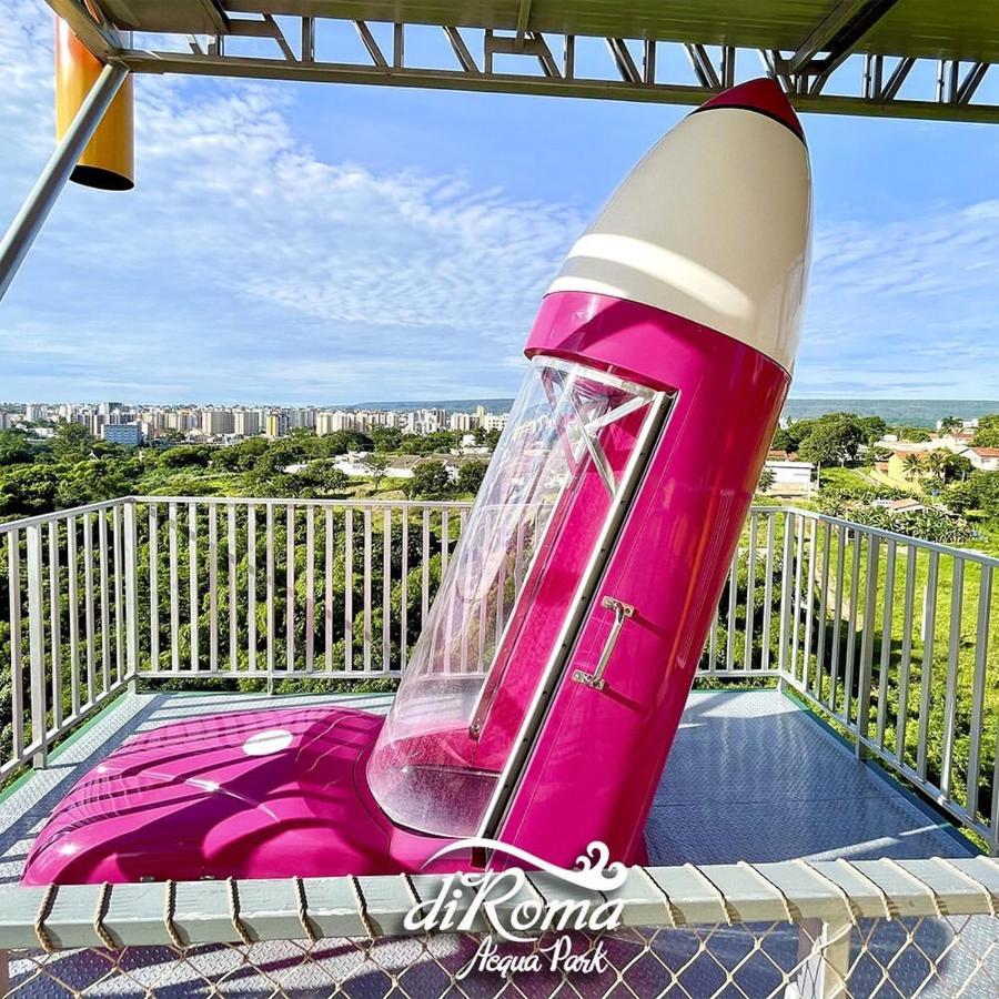 Caldas Novas - 2024 - Diroma Spazzio Acesso Ao Vulcao - Com Piscina Do Hotel 24 Horas Exteriör bild